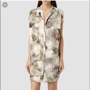 allsaints vries dress